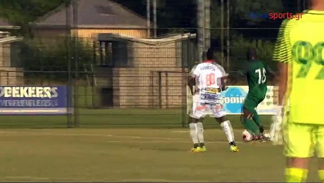 1-2 Guillermo Molins Palmeiro Goal - Kortrijk 1-2 Panathinaikos 11.07.2017 [HD]