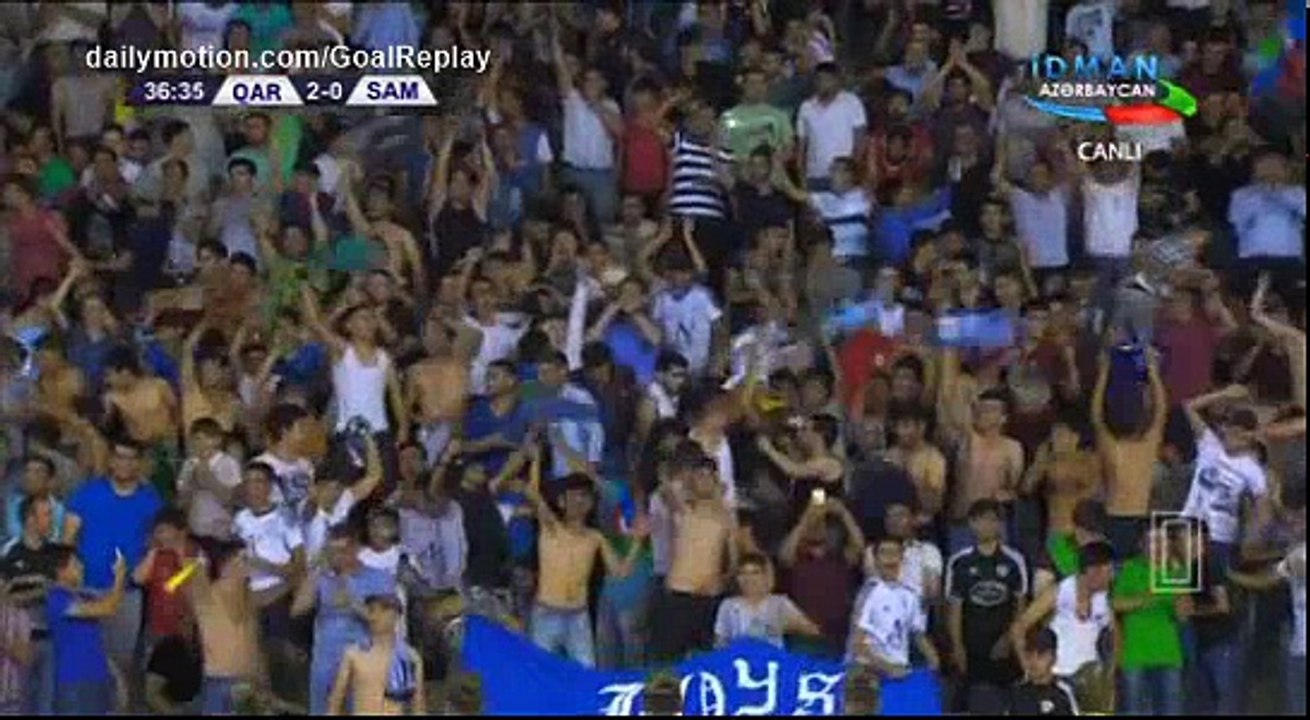 Dino Ndlovu penalty Goal HD - Qarabag 3 - 0 Samtredia - 11.07.2017 (Full Replay)