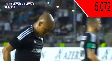 Dino Ndlovu Second Goal - Qarabag  3 - 0	 Samtredia