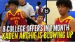 8 COLLEGE OFFERS In 1 MONTH! Kaden Archie is Officially Blowing UP!