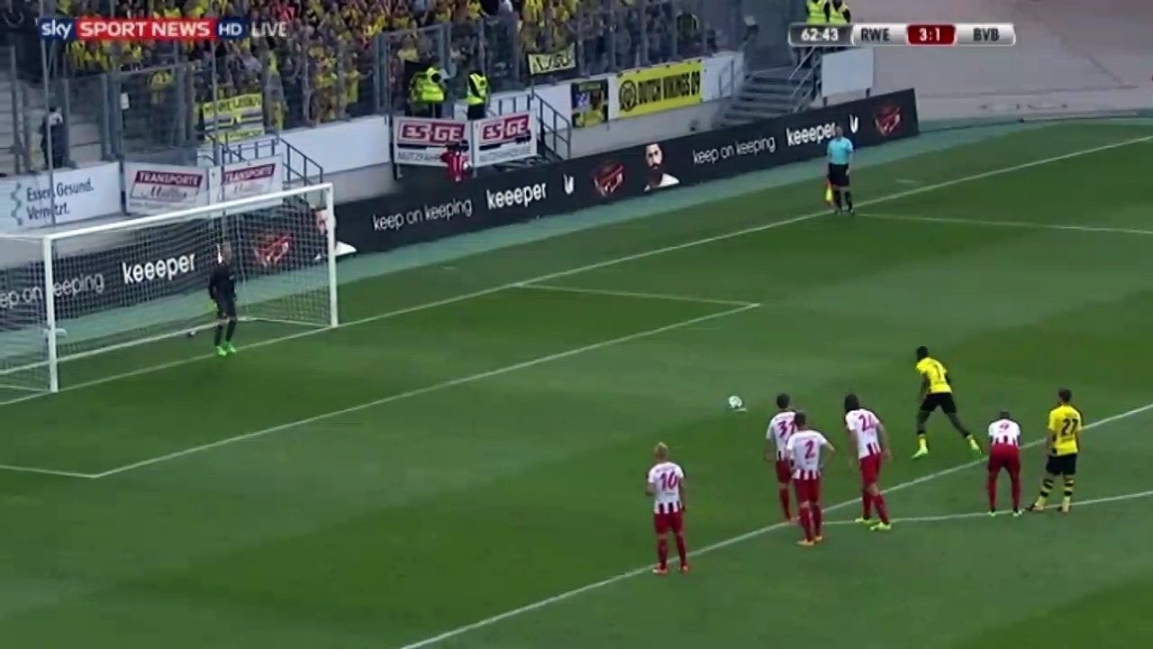 Ousmane Dembele penalty Goal HD - RW Essen 2-1 Borussia Dortmund 11.07.2017