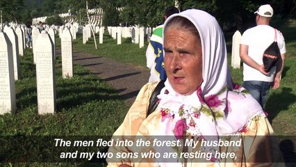 Thousands mourn Srebrenica massacre victims