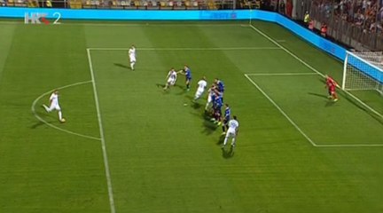 Josip Mišić Free-kick Goal HD - HNK Rijeka 1-0 The New Saints 11.07.2017