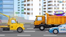 Color Trucks are Superheroes in the Big City Kids Video - Cars & Trucks cartoon for Children