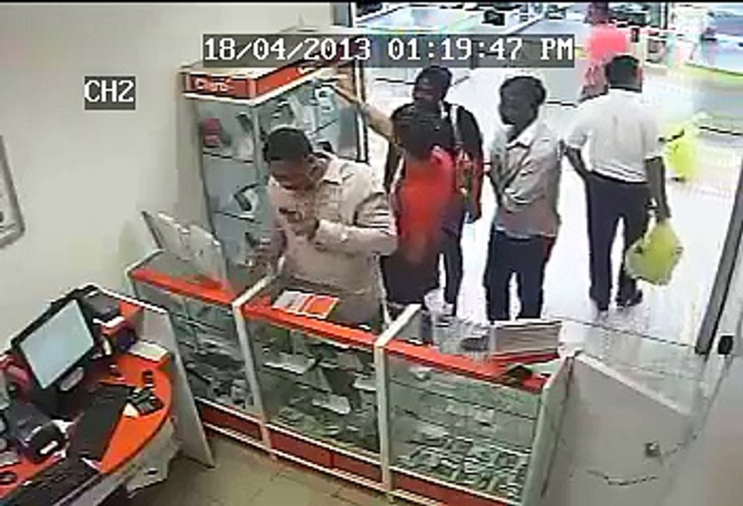 Man Stealing From a Shop