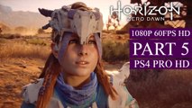 Horizon Zero Dawn Gameplay Walkthrough Part 5 - Field of The Fallen (PS4 PRO)