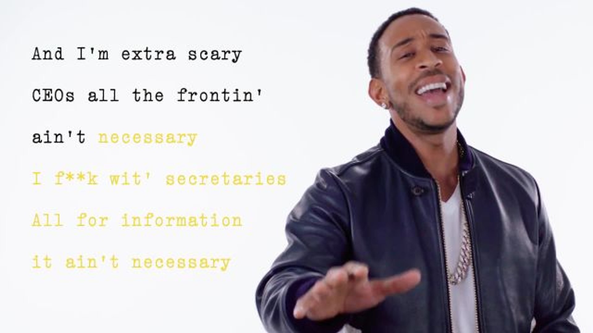 ⁣Ludacris Breaks Down His 9 Favorite Rap Lyrics of All Time