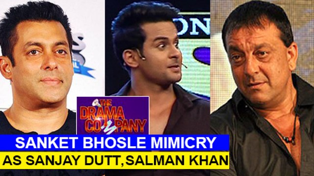 Sanket Bhosle BEST Comedy, Salman Khan, Sanjay Dutt Mimicry At Drama Company Sony TV