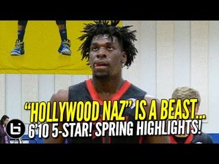 "Hollywood Naz" Reid is a 5-Star BEAST! New AAU Basketball Highlights!