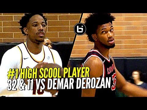 #1 High School Player vs NBA All-Star DeMar DeRozan!! Marvin Bagley Drops 32 & 11