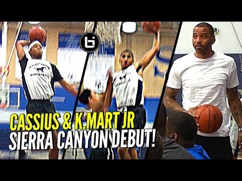 Cassius Stanley & Kenyon Martin Jr SIERRA CANYON DEBUTS w/ Kenyon Martin Watching!!!