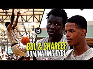 Bol Bol & Shareef O'Neal Are a PROBLEM!! DOMINATING at Nike EYBL LA!! Can ANYBODY STOP THEM!??
