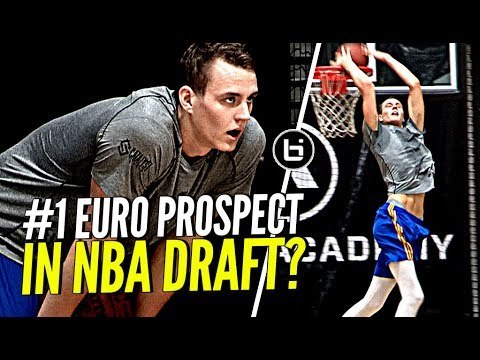 #1 Euro Prospect In NBA Draft? 7'2 Anzejs Pasecniks NBA Draft Workout Session!