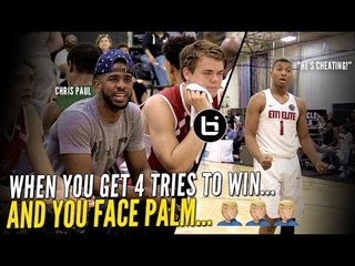 Chris Paul Watches As His Team Gets Bested By E1T1 In Close Game!