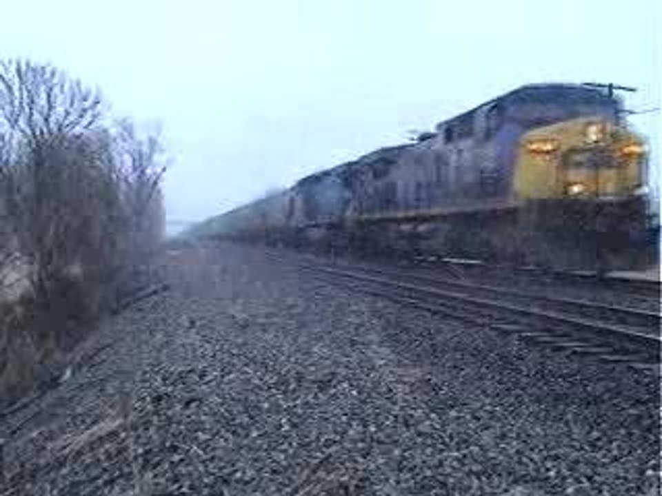 CSXT 244 Snow Storm