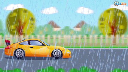 Juego en la ciudad - Aprender con los Constructores: Grúa, Tractor y Excavadora