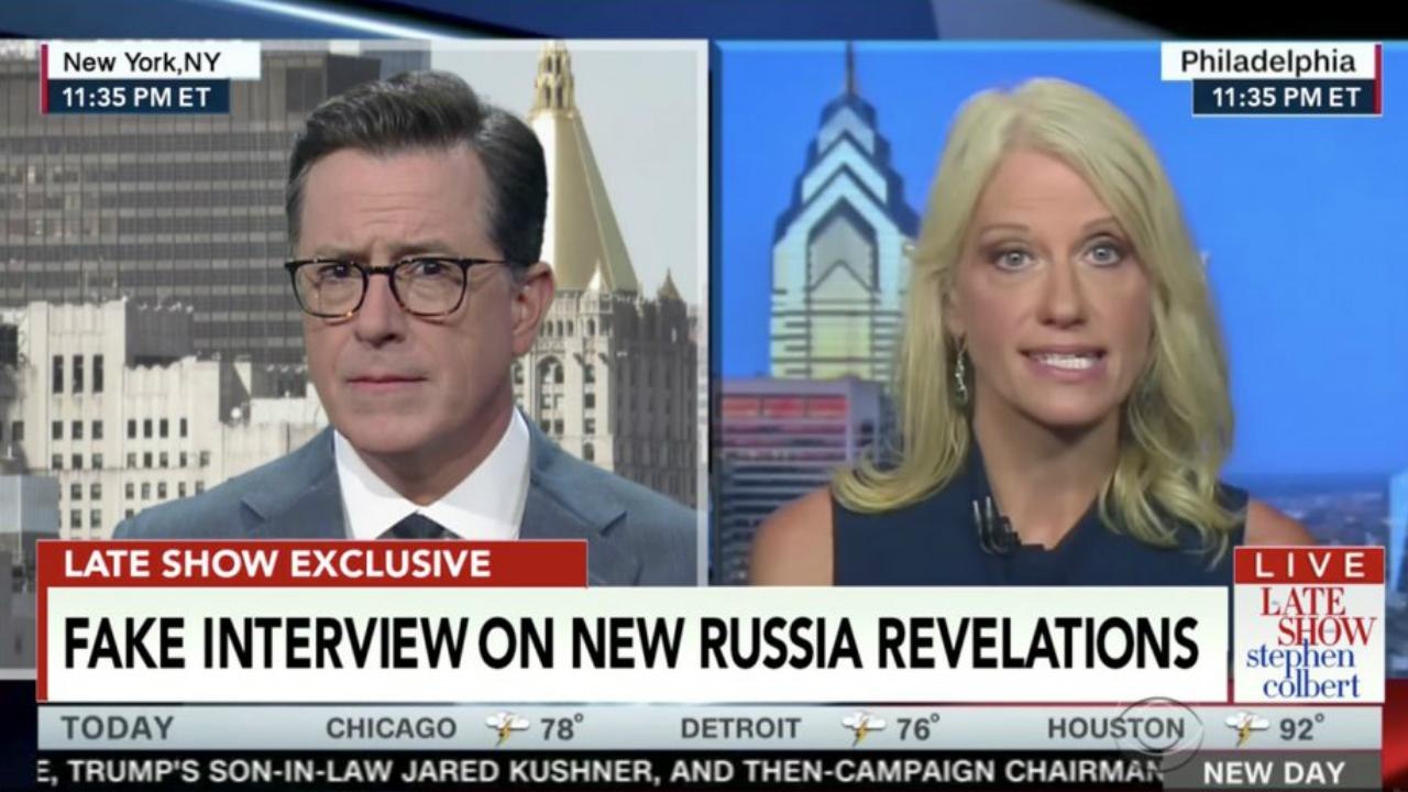 Donald Trump Jr., Kellyanne Conway Mocked by La...
