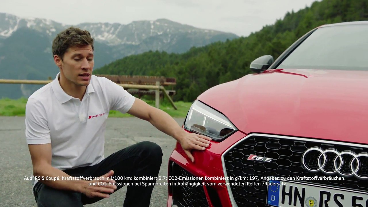 Zwei Charaktertypen treffen aufeinander Loic Duval und das neue Audi RS 5