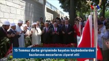 Erdoğan ve Yıldırım’dan Mezarlık Ziyareti