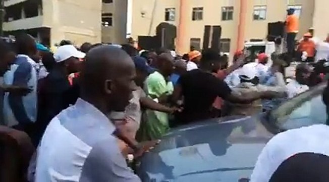 Direct-Thiès: les premières images de la marche de Manko taxawu Sénégal avec Idrissa Seck