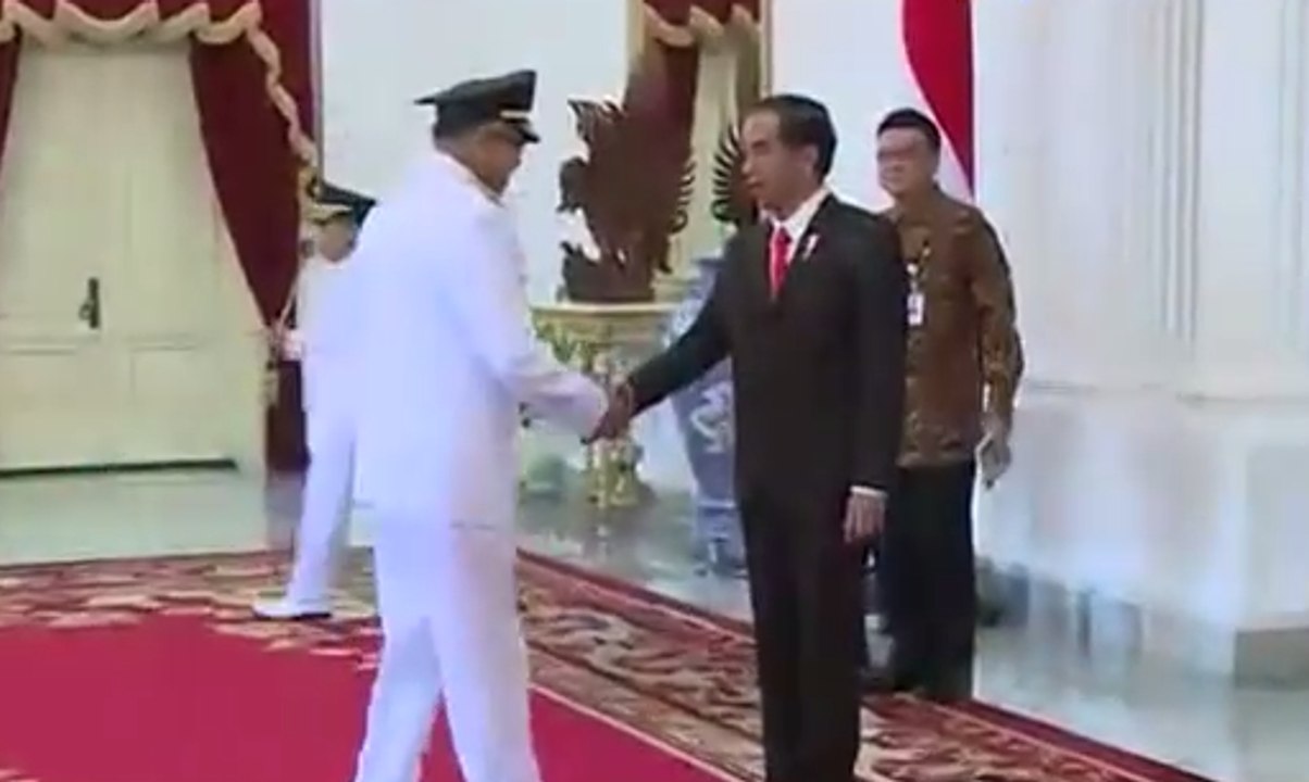 Jokowi Terima Gubernur-Wakil Gubernur Aceh Terpilih