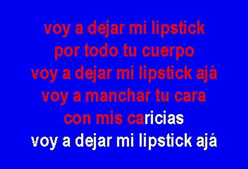 Alejandra Guzman - Lipstick (Karaoke)