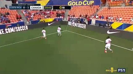 Alphonso Davies Goal HD - Costa Rica 0-1 Canada 11.07.2017