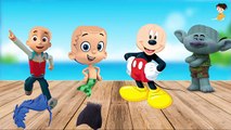 Wrong Hair Bad Mickey Mouse Bubble Guppies Gil Poppy Trolls Paw Patrol Finger Family Nursery Kid Toy