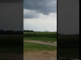 Funnel Cloud Spotted in Tornado-Warned Rocklake, North Dakota
