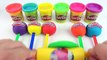 Play Doh Balls Learn Colors Ice Cream Finger Family Nursery Rhymes Peppa Pig Creative Funny Kids