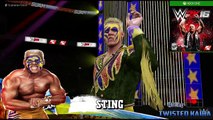 Sting Evolution Face Comparison (WCW Vs NWO World Tour WWE 2K16)