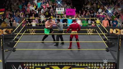 WWE 2K17_ Red Hulk beats Samoa Joe for NXT championship