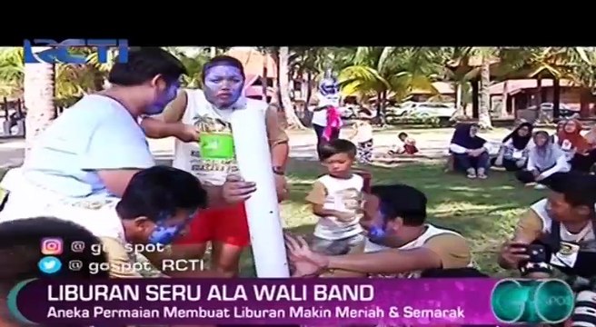 Wali Band Ajak Keluarga & Pemain Sinetron Amanah Wali Berlibur ke Pantai Anyer
