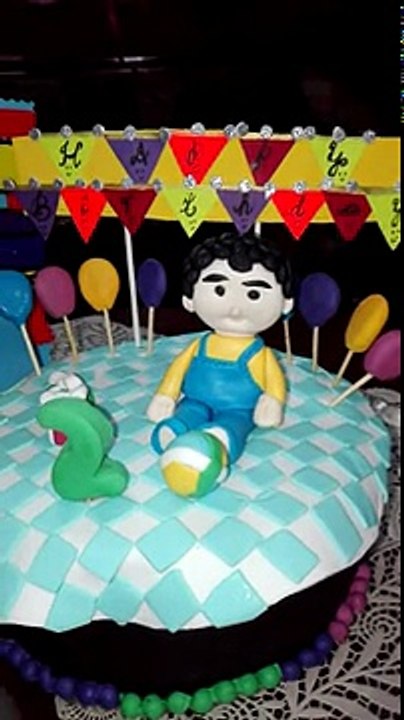 Jan cartoon. Cake