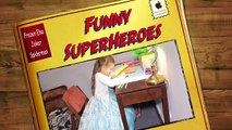 Bébé gelé kidnapper homme araignée super-héros contre compilation joker elsa w police recu