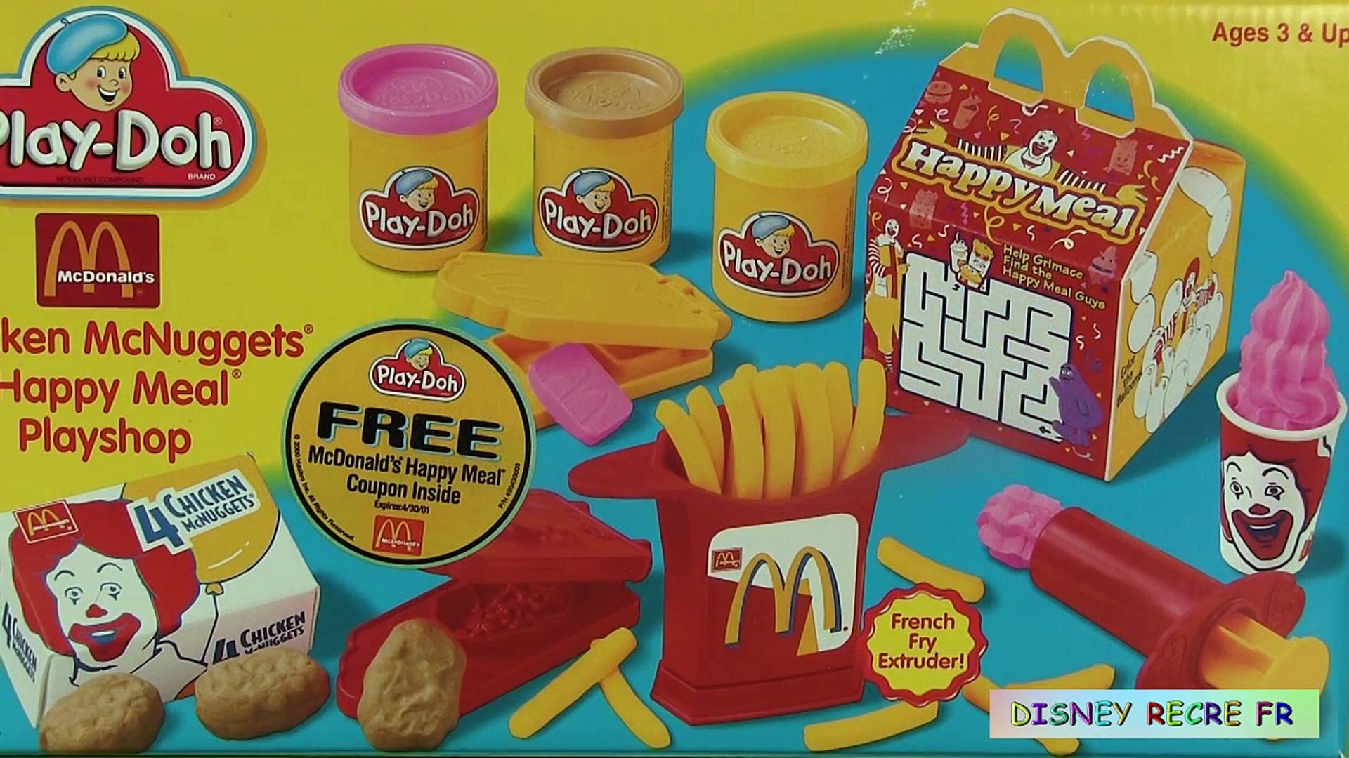 play doh mcdonald's restaurant playset