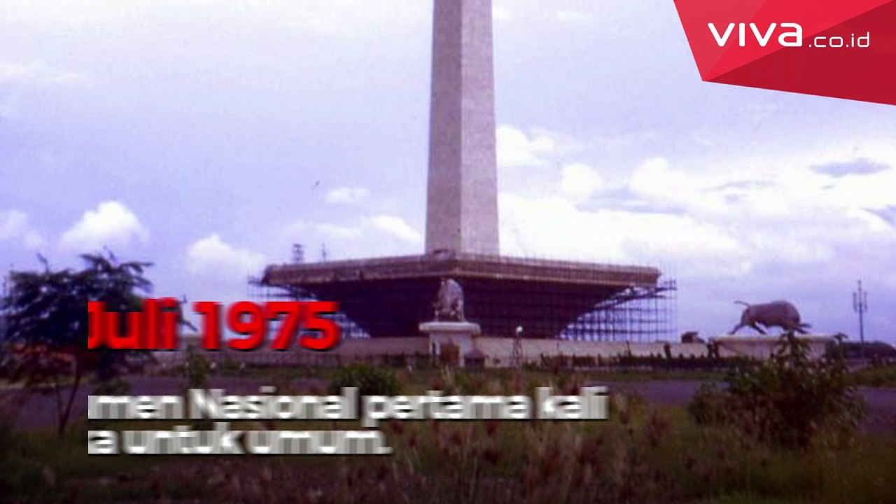 12 Juli 1975 Monas Pertama Kali Dibuka untuk Umum