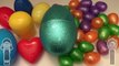Un et un à un un à couleurs Oeuf des œufs énorme dans géant Apprendre mixte mélange primaire avec la surprise bouillie