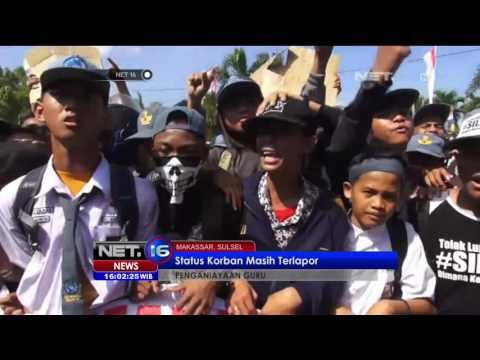 Orang Tua dan Siswa di Makassar Jadi Tersangka, Penganiayaan Guru - NET16