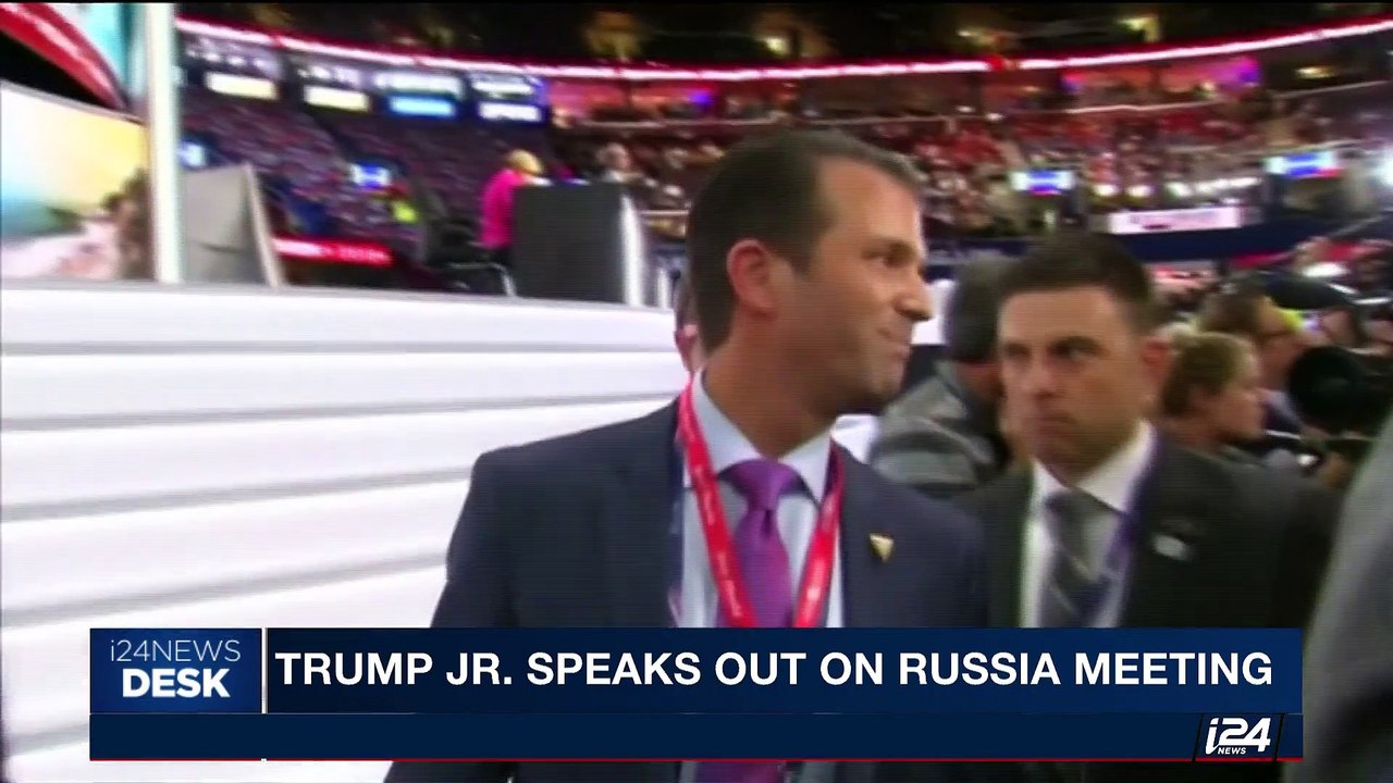 i24NEWS DESK | FBI special counsel to look into Trump JR emails | Wednesday, July 12th 2017