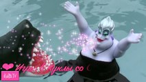 En Barbie muñeca transformación Ursula sirena Elsa juguetes de dibujos animados corazón frío para el juego
