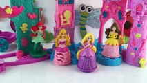 PlayDoh Disney Princess Dresses Ariel Aurora Belle Rapunzel Dress Playdough Girl Games NEW