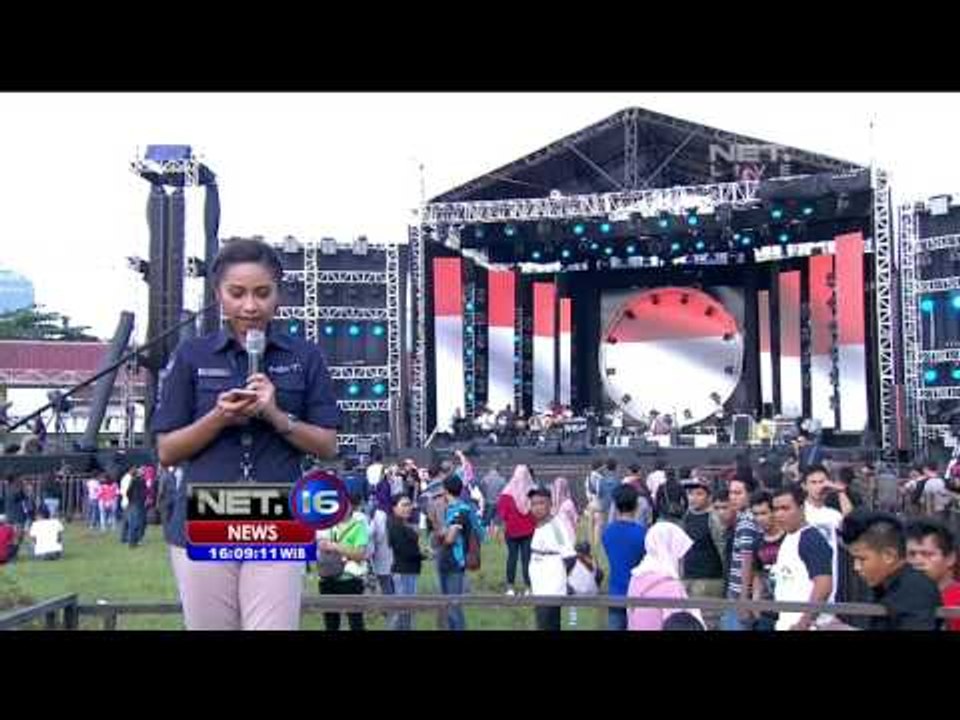 Live Report Jelang Konser Kemerdekaan di Senayan - NET16