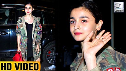 Alia Bhatt Looks CUTE As She Left For IIFA 2017