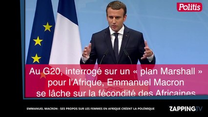 Emmanuel Macron : Ses propos sur les "7 à 8 enfants par femme en Afrique" font polémique (vidéo)