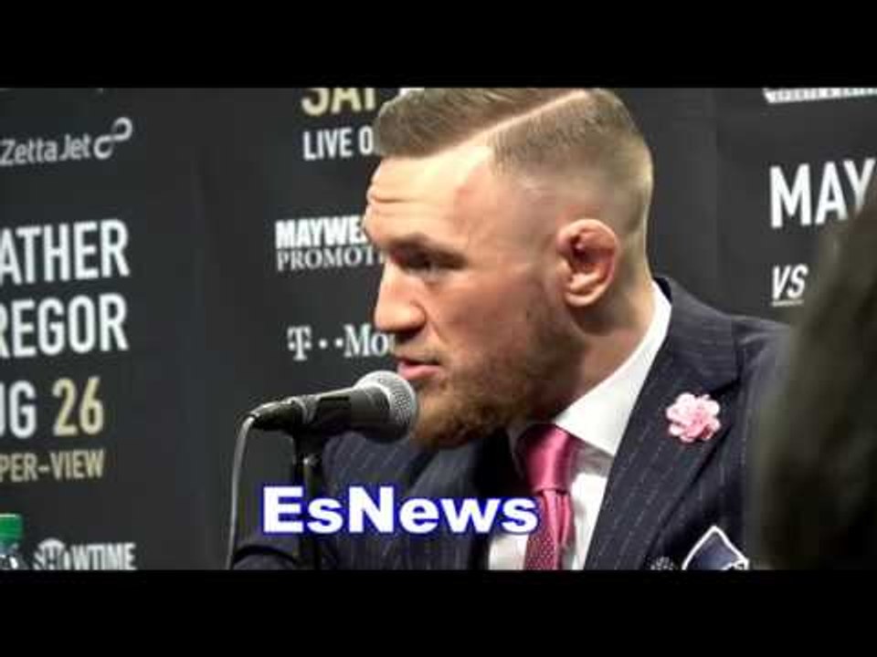 Conor McGrgeor Sends Floyd Mayweather A Thretening Message - esnews boxing