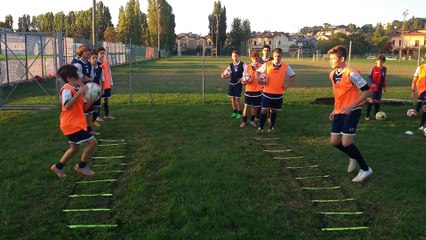 Rhythmic Exercise - coordination in ladder and passage with  hands