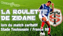 Zidane met le feu dans les défenses du Stade Toulousain en faisant sa fameuse roulette