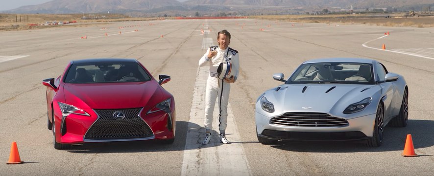 VÍDEO: ¡Duelo en pista! Lexus LC 500 contra Aston Martin DB11