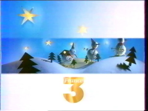 France 3 - 21 Décembre 1993 - Pubs, teasers, début Soir 3 (Richard Tripault)